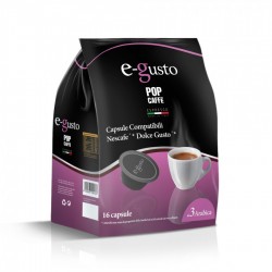 Pop Caffè Capsule E-Gusto Miscela 3 Aromatico Compatibili Nescafè Dolce Gusto Conf 16 Pz